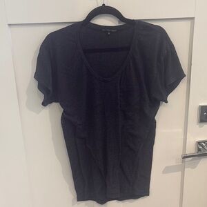 Truly Madly Deeply Charcoal V-Neck Tee
